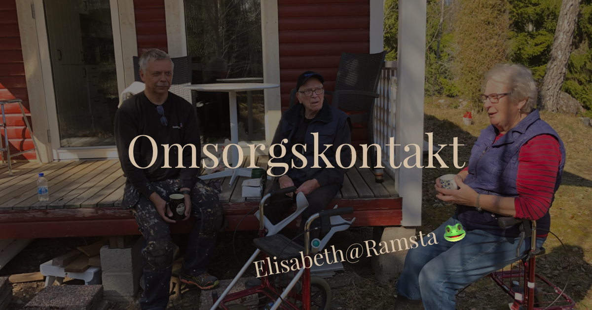 Kontaktman blir Omsorgskontakt med nytt förslag