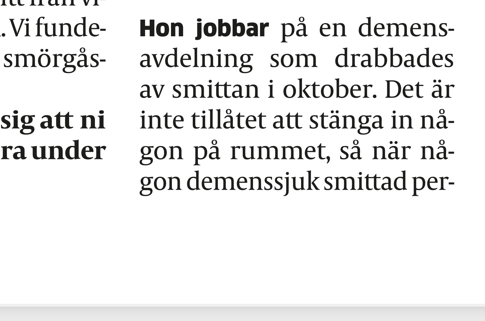 Rum är inte en lägenhet