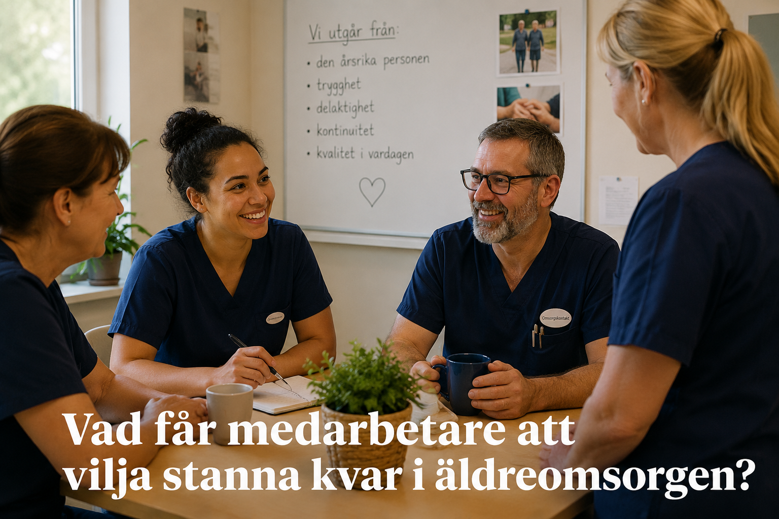 Vad får medarbetare att vilja stanna kvar i äldreomsorgen?