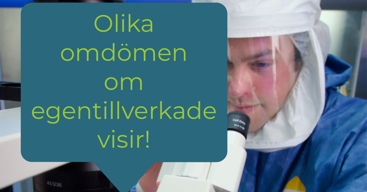 Visir uppskattas olika