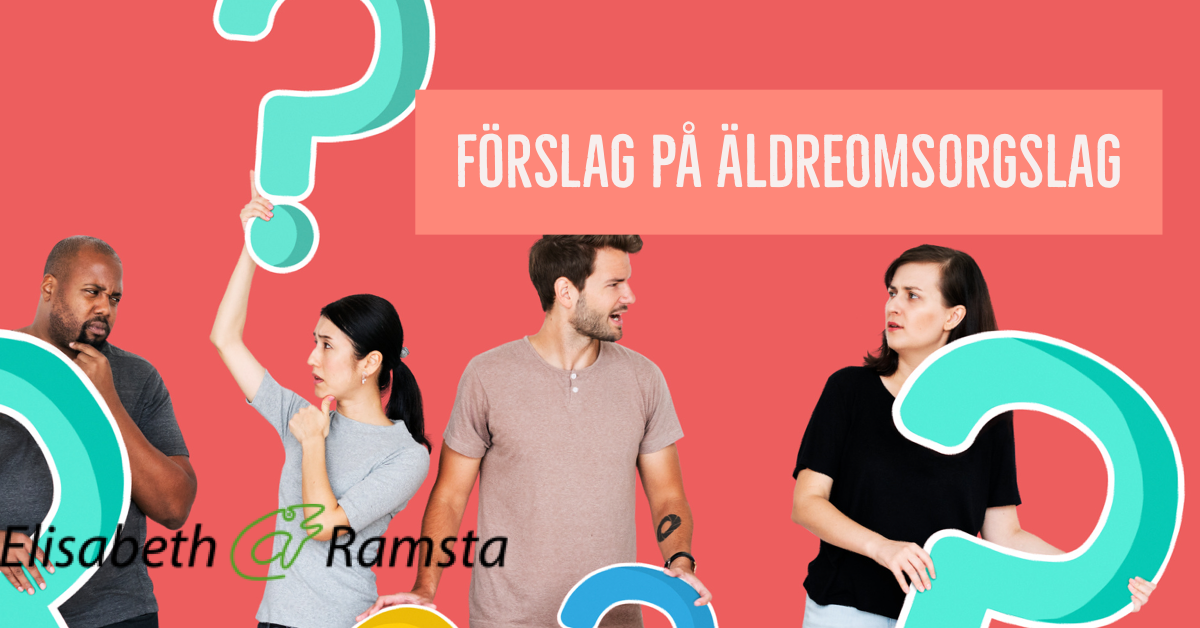 Förslag Äldreomsorgslag